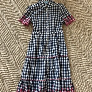 Draper James Gingham Midi Dress, 2.
